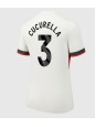 Billige Chelsea Marc Cucurella #3 Bortedrakt Dame 2025-26 Kortermet